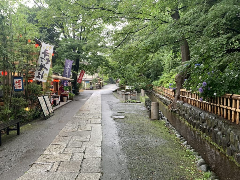 深大寺の出店通り