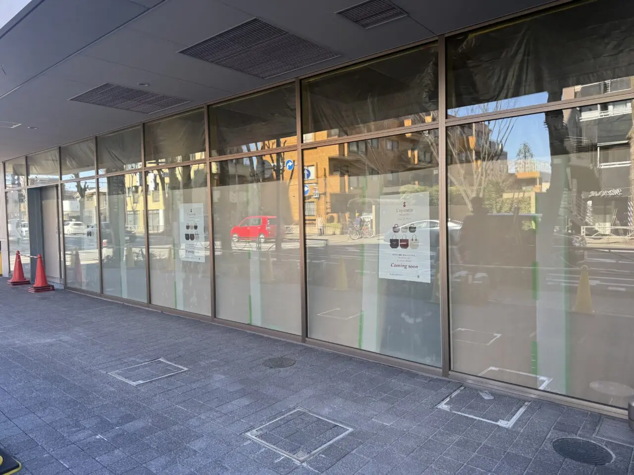 改装工事中の店舗